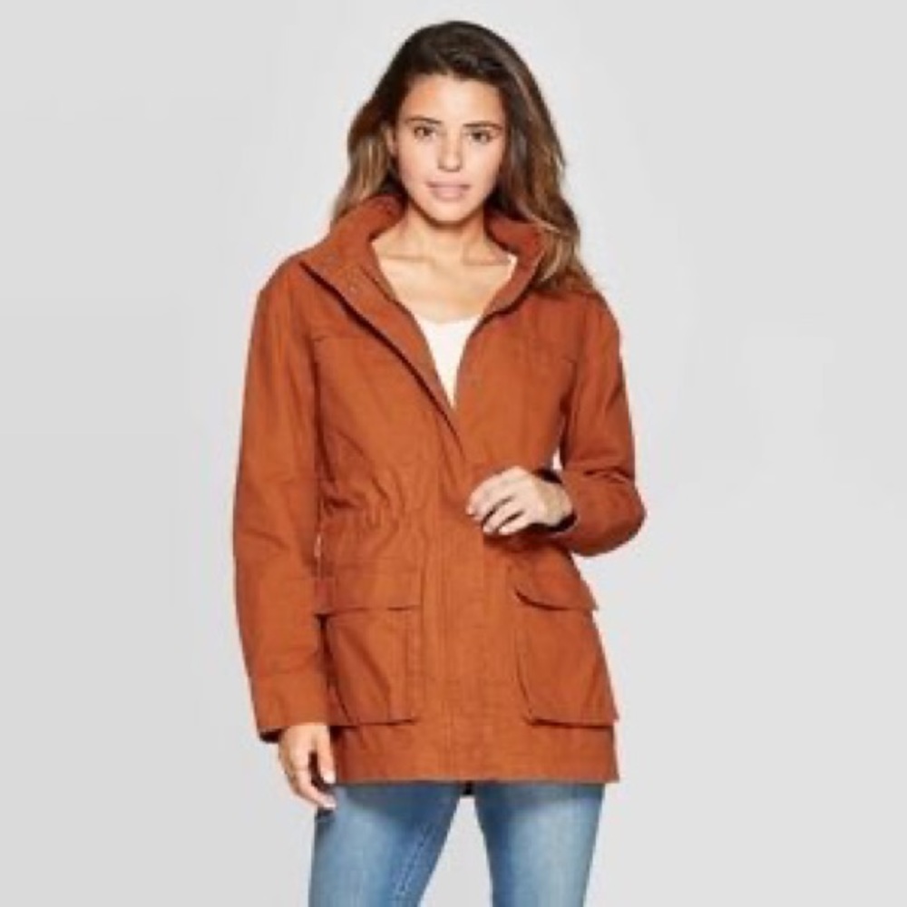 Universal Thread Burnt Orange Utility Jacket